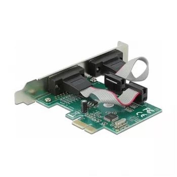 Scheda DeLOCK PCI Express x1 su 2 x seriale RS-232