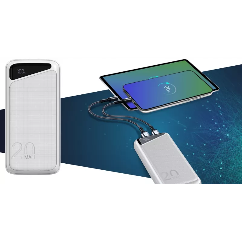 Powerbank portatile Navitel PWR20 MX BIANCO 20000 mAh