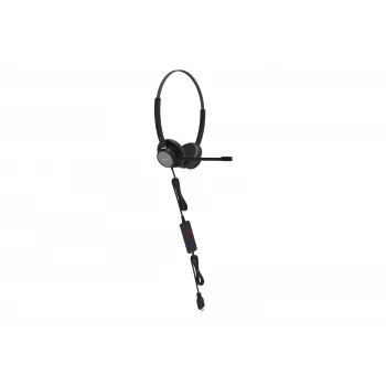 Tellur Voice 320 cuffia con filo binaurale nera