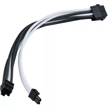 Prolunga cavo di alimentazione SILVERSTONE PP07E 8 pin PCIe 30 cm (nero/bianco)