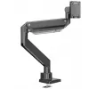 ONKRON G130-B Supporto da scrivania orientabile e inclinabile per monitor da 17-57 pollici, fino a 27 kg, nero