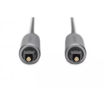 Digitus cavo di collegamento Toslink 3 m maschio a maschio dorato