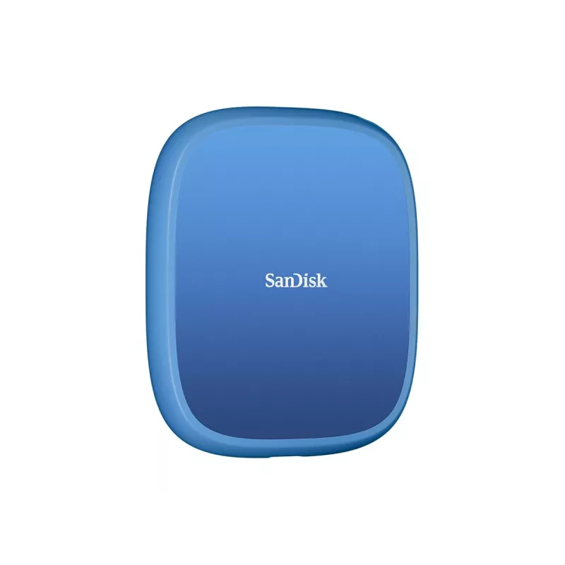 SanDisk Creator Phone disco rigido esterno compatibile MagSafe, SSD, 1 TB, blu, SDSSDE62C-1T00-G25