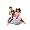 Pouf sacco Sako Mouse grigio-rosa L 110 x 80 cm