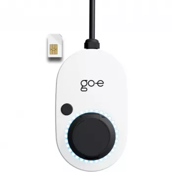 Charger Gemini 2.0, 11 kW (16A 3-fase), Wallbox bianco/nero, senza cavo, 4G/LTE