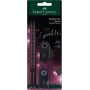 Matita in grafite Faber-Castell 118296 B nero rosa 2 pezzi