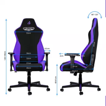 Nitro Concepts S300 Sedia gaming - Nebula viola