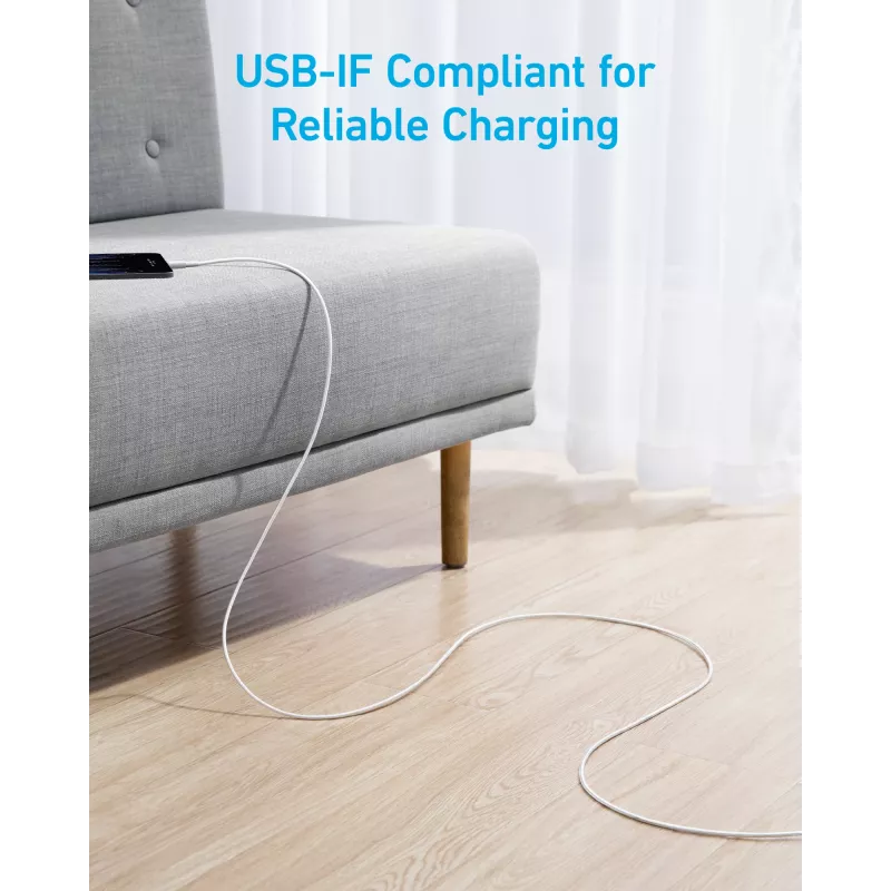 Cavo USB Anker 322 1,8 m USB A USB C bianco