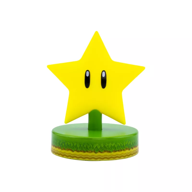 Lampada da tavolo Paladone Super Mario Super Star Icon Light — luce notturna LED decorativa