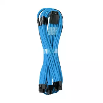 CableMod C-Series PRO ModMesh cavo 12VHPWR su 3x PCI-e per Corsair - 60 cm, azzurro