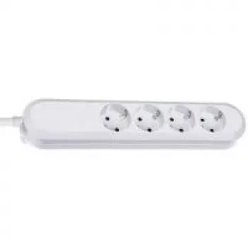 Prolunga elettrica Bachmann SMARTLINE 1,5 m 4 prese AC per interno bianco
