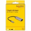 Adattatore per cavo DeLOCK 81570 USB Type-C RJ-45 0,15 m antracite