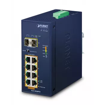 Switch unmanaged PLANET IP30 Ind 8-P 10/100/1000T