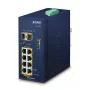 Switch unmanaged PLANET IP30 Ind 8-P 10/100/1000T