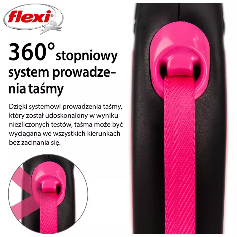 Flexi New Neon S 5 m guinzaglio automatico per cani