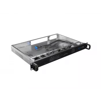 Case rack Lanberg SC01-3001-10B 1U nero 4 ventole