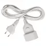 Brennenstuhl H03VVH2-F 2x0,75 - Prolunga di alimentazione - Spina Euro (M) - IEC 60906-1 (F) - 3,0 m - bianco (1161660)