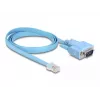 DeLOCK adattatore RS-232 DB9 maschio su RJ45 maschio 1 m