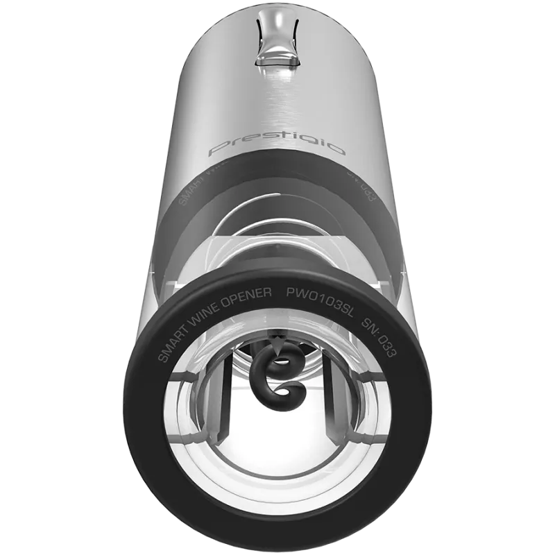 Nemi, cavatappi elettrico, aeratore, conservatore sottovuoto, argento