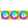 Ventole per case Thermaltake CT120 EX Reverse ARGB 120mm confezione da 3 giallo
