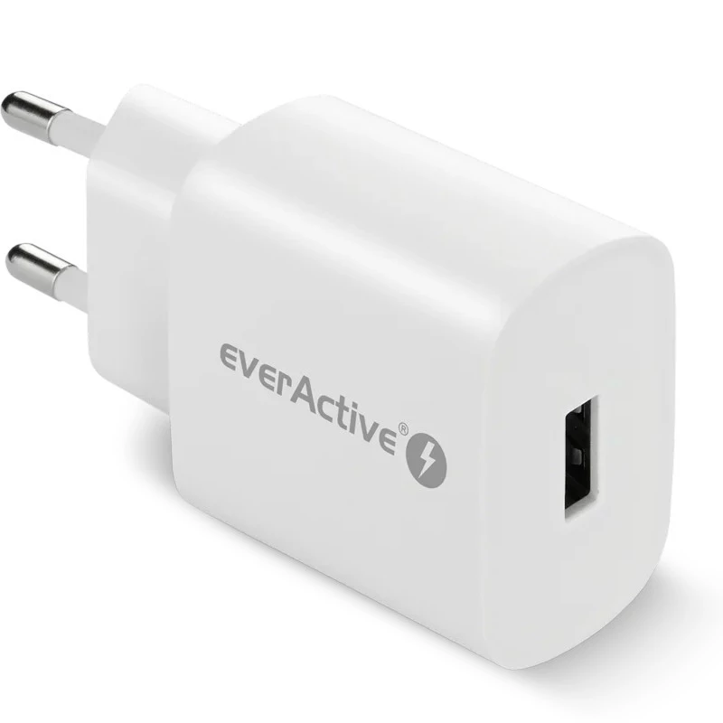Caricatore per telefono 1x USB 18 W QC 3.0 bianco