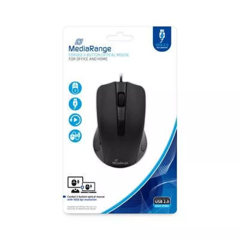 Mouse MediaRange MROS210 USB Type-A ottico