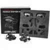 Modulo palette cambio Simagic S410 nero Dual Clutch, unità palette di ricambio per rig da corsa compatibili