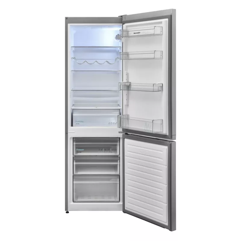 Sharp SJ-FBB04DTXSE frigorifero combinato a libera installazione 268 L argento