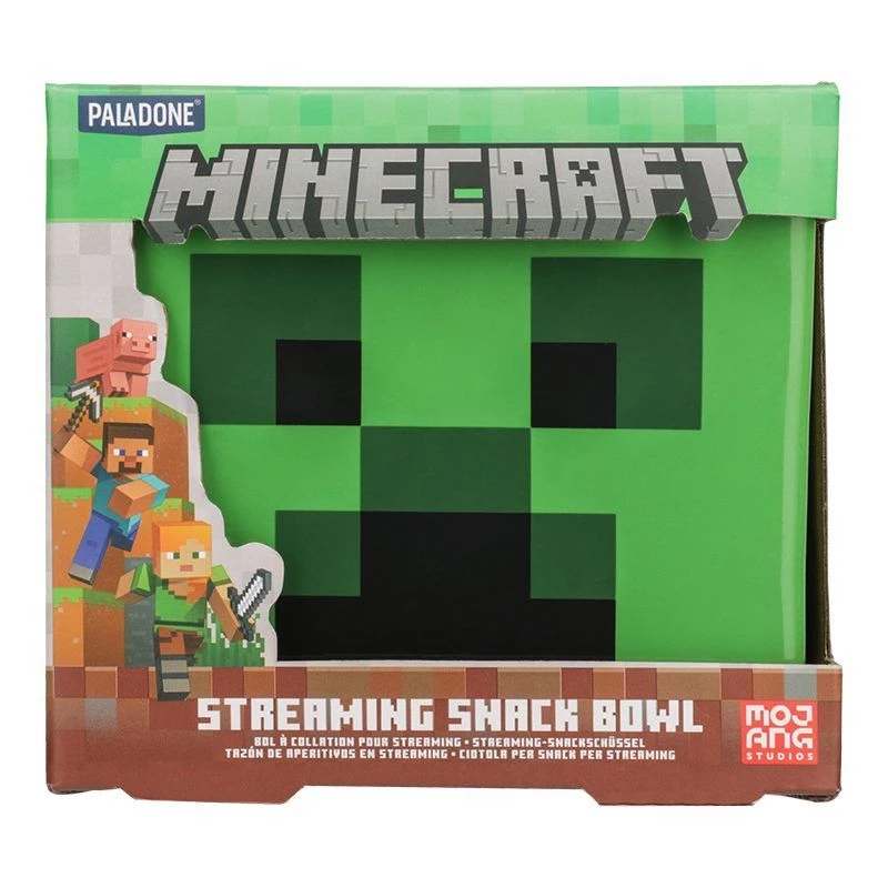 Ciotola per snack da streaming Paladone Minecraft Creeper