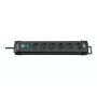 Ciabatta multipresa Brennenstuhl Premium-Line 6 prese nero, 3 m Premium-Line 6 prese nero 3 m H05VV-F 3G1,5, con interruttore (1951160100)