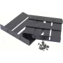 Omnitronic 30100937 staffa angolare rack per amplificatori, posteriore, 3U