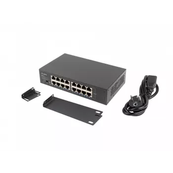 Switch Lanberg RSGE-16 Rack 10/19 (16 porte 1Gb)