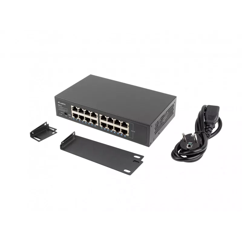 Switch Lanberg RSGE-16 Rack 10/19 (16 porte 1Gb)