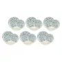 Servizio da tavola per 6 persone Rose&Tulipani R18420TA18 design Sea Stones, 18 pezzi