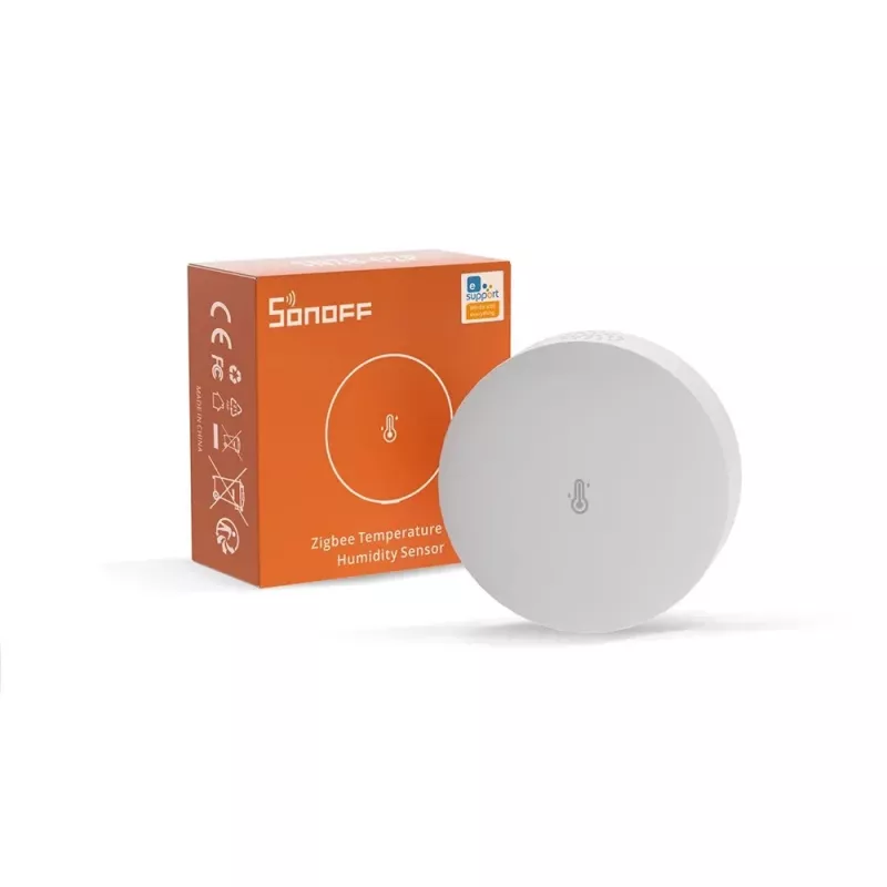Sensore di temperatura e umidità per interni Sonoff SNZB-02P wireless a batteria