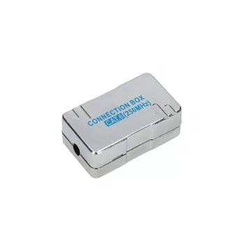 Presa Extralink CAT6 STP, connettore passante, argento
