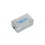 Presa Extralink CAT6 STP, connettore passante, argento