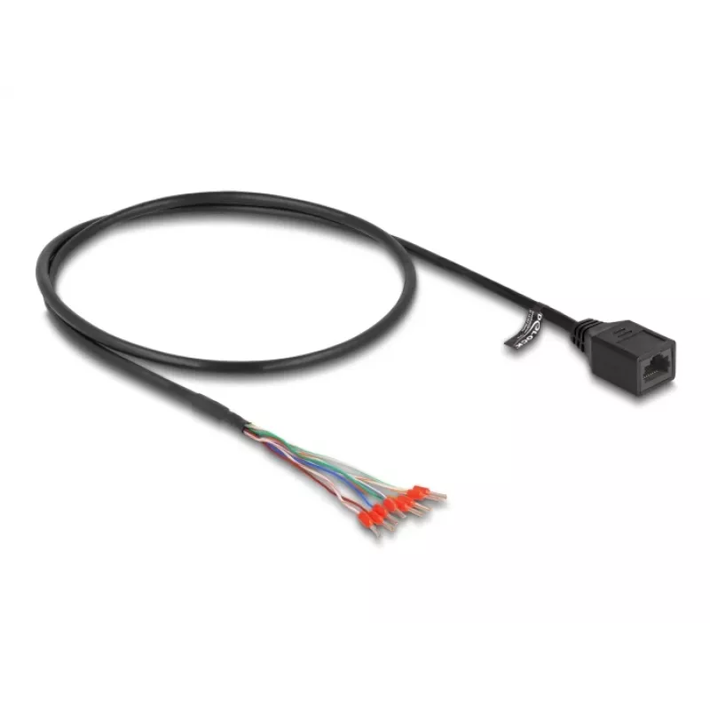 Cavo di rete DeLOCK 88005 RJ45 Cat.5e 0,5 m nero