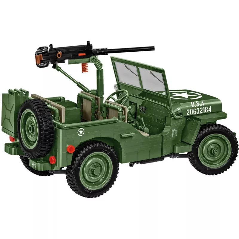 Cobi COBI-2805 Willys MB set di costruzioni, 1207 pezzi, serie Historical Collection, plastica, 10+