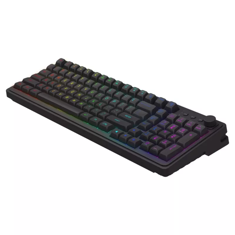 Tastiera gaming Savio Galaxis USB QWERTY US inglese nero