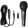 Microfono SVEN MK-110 (con cavo, dinamico, metallo, cavo 4,0 m, jack 6,3 / 3,5 mm, nero)