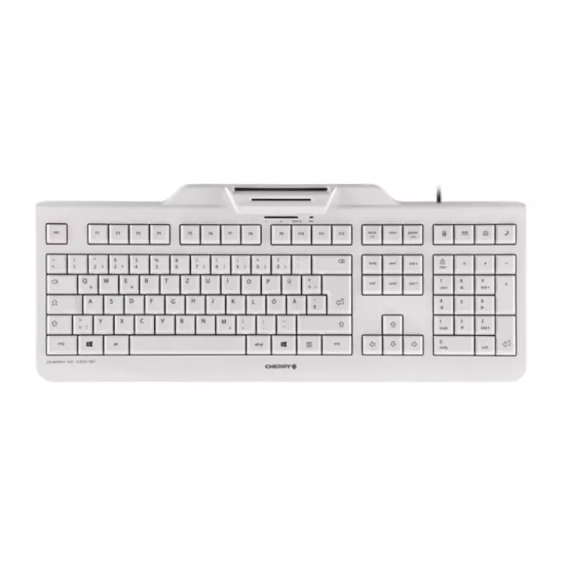 CHERRY KC 1000 SC tastiera USB svizzera grigio