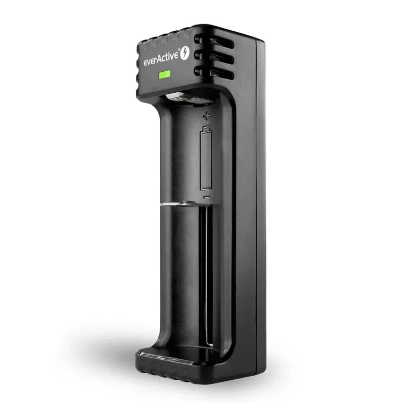 Caricabatterie everActive LC100C USB‑C per celle Li‑Ione, ingresso USB‑C, modello LC100C