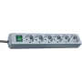 Ciabatta Brennenstuhl Eco-Line 6 prese (argento) (1159540015)
