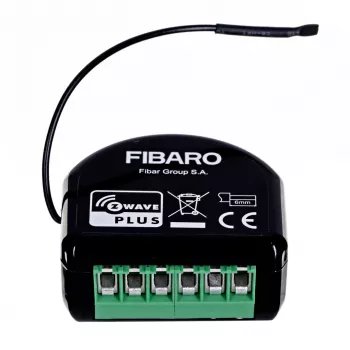 Modulo dimmer Fibaro Dimmer 2 FGD-212 Z-Wave, nero