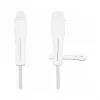 DeLOCK tappo parapolvere per connettore maschio USB Type-C e connettore maschio Apple Lightning set 2 pezzi bianco