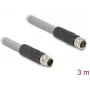 DeLOCK Cavo sensore/attuatore 80540 3 m RST M12 grigio