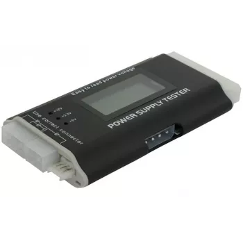 Tester alimentatore DeLOCK 18159 nero/bianco