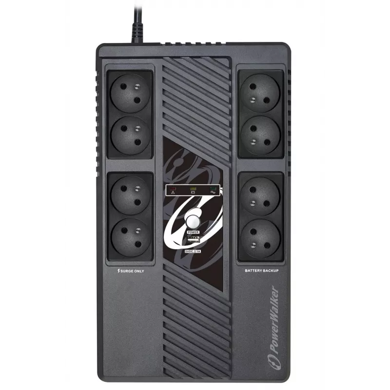 PowerWalker VI 600 MS FR UPS Line-Interactive 0,6 kVA 360 W 8 uscite AC