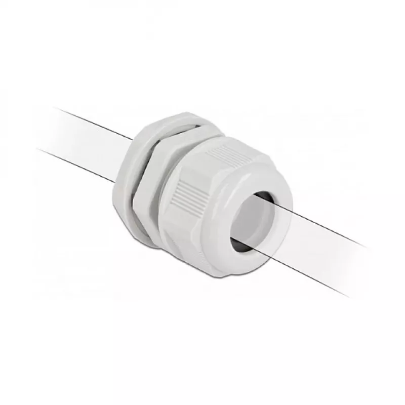 Pressacavo DeLOCK 60364 grigio plastica 2 pz.
